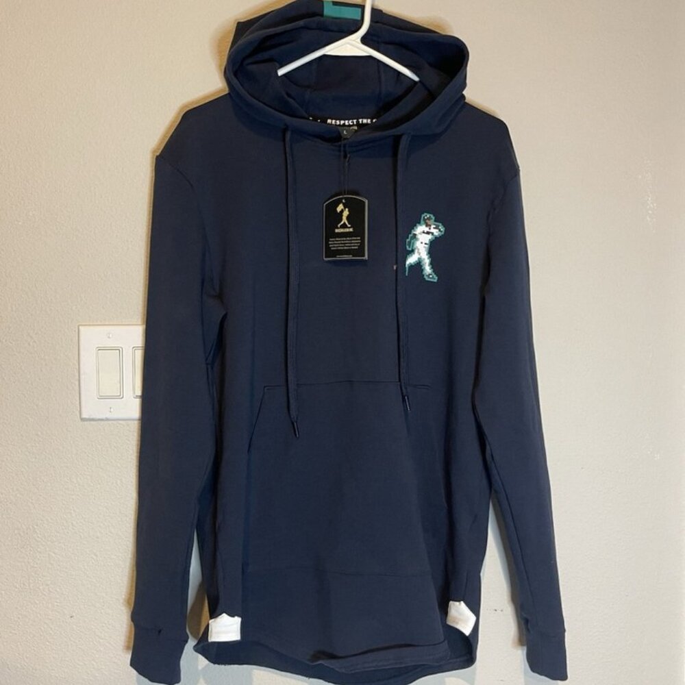 Baseballism Ken Griffey Jr Large The Kid Hoodie Sweatshirt Mariners Graphic